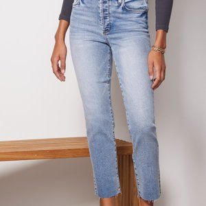 Evereve Women's EVER Straight High Rise Jeans, Size 28